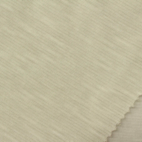 Light Beige Marl Jersey Knit, Polyester, 93 gsm