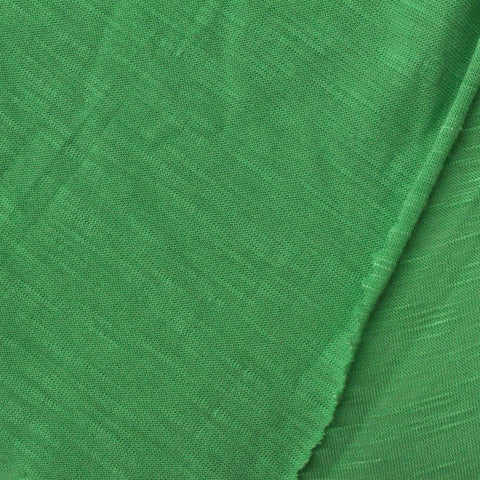 Green Marl Jersey Knit, Viscose, 126 gsm