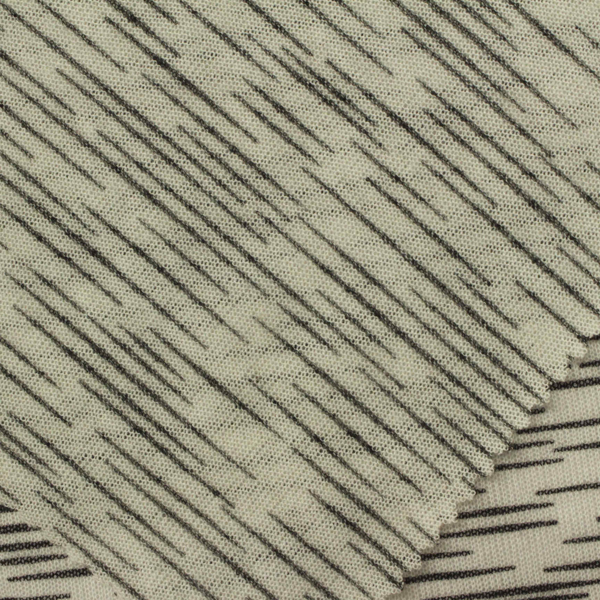 Black Lines Jersey Knit