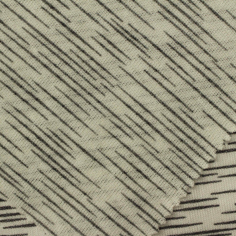Black Lines Jersey Knit