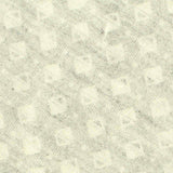 White Geometric-Square Jersey Knit, Viscose — texture