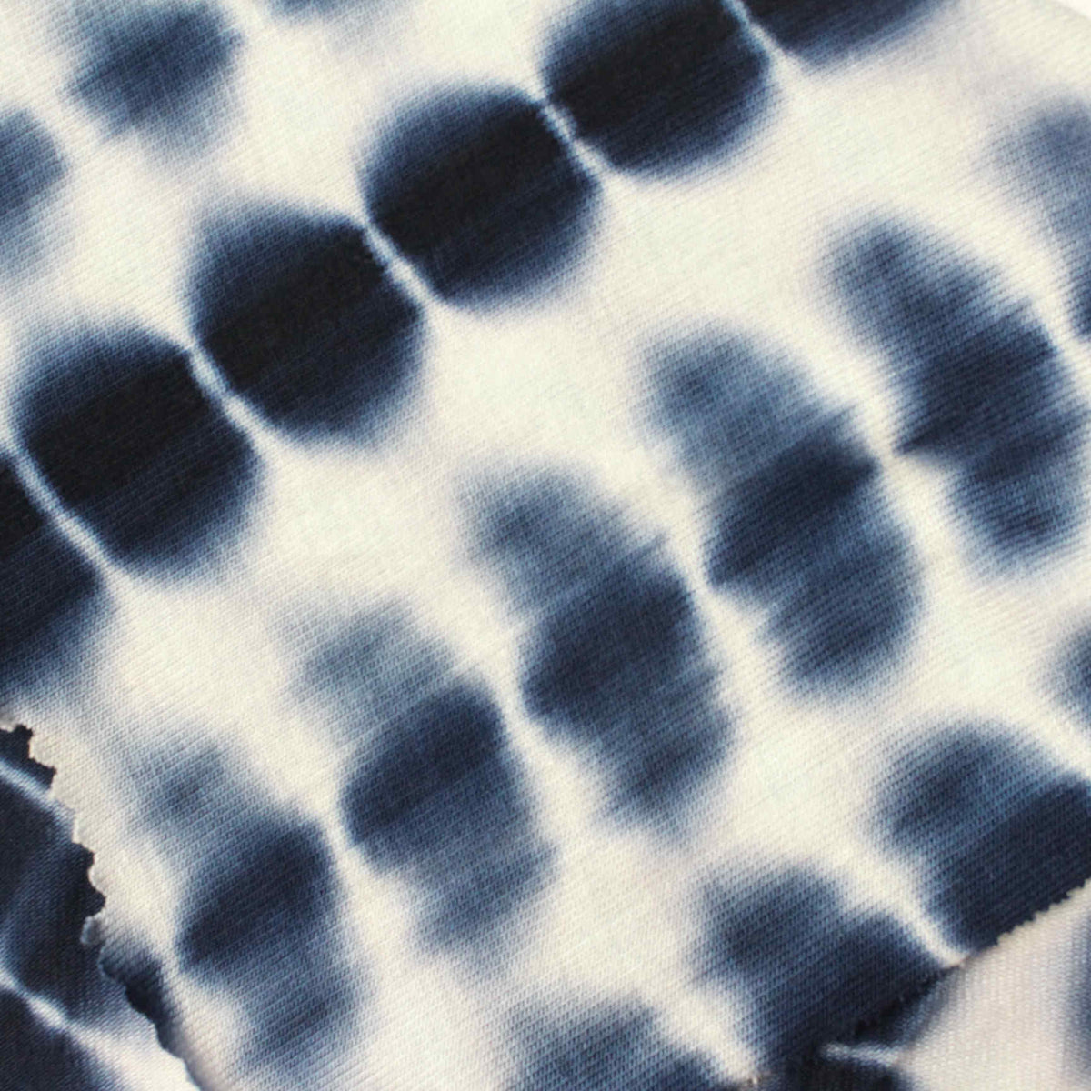 Indigo Abstract Knit, Viscose