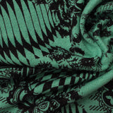 Black Stripes Jacquard