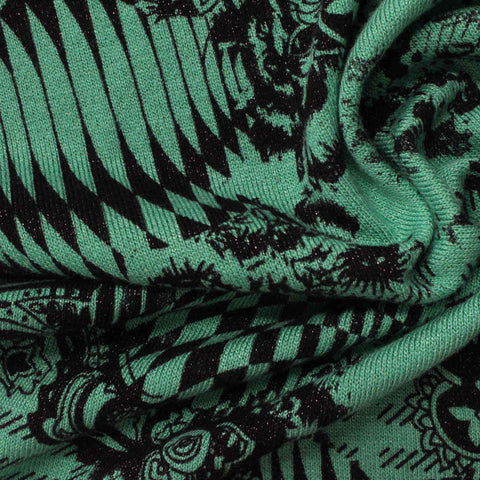 Black Stripes Jacquard