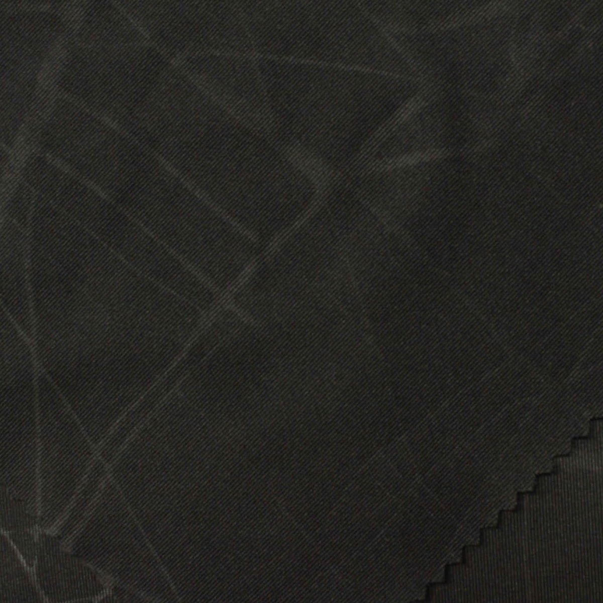 Printed Knit Fabric, 260 gsm, 155 cm — Black