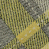 Yellow Bold-Plaid Knit, Polyester — texture