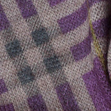 Purple Plaid Knit, Acrylic — texture