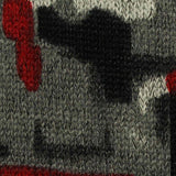 Grey Abstract Jacquard, Polyester — texture