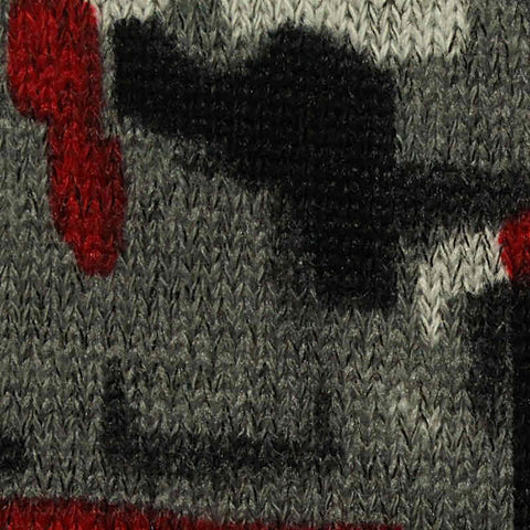 Grey Abstract Jacquard, Polyester, 192 gsm