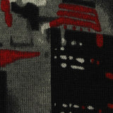 Grey Abstract Jacquard, Polyester