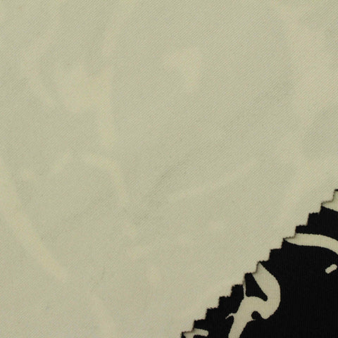 Printed Polyester Stretch Scuba Knit Fabric, 423 gsm, 150 cm — Khaki