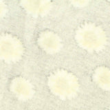 Cream Floral Knit, Cotton — texture