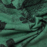Black Abstract Knit, Polyester