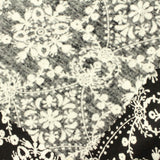 Printed 100% Viscose Knit Fabric, 150 gsm, 180 cm — Black