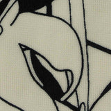 Black Abstract Knit, Viscose — texture
