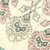 Pink Bold-Floral Knit, Viscose — texture