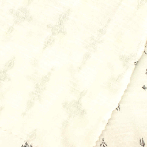Dark Grey Abstract Jacquard, Viscose