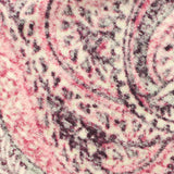 Pink Paisley Knit, Viscose — texture