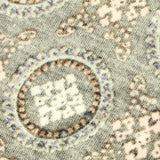 White Medallions Knit, Viscose — texture