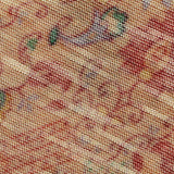 Red Small-Floral Knit, Viscose — texture