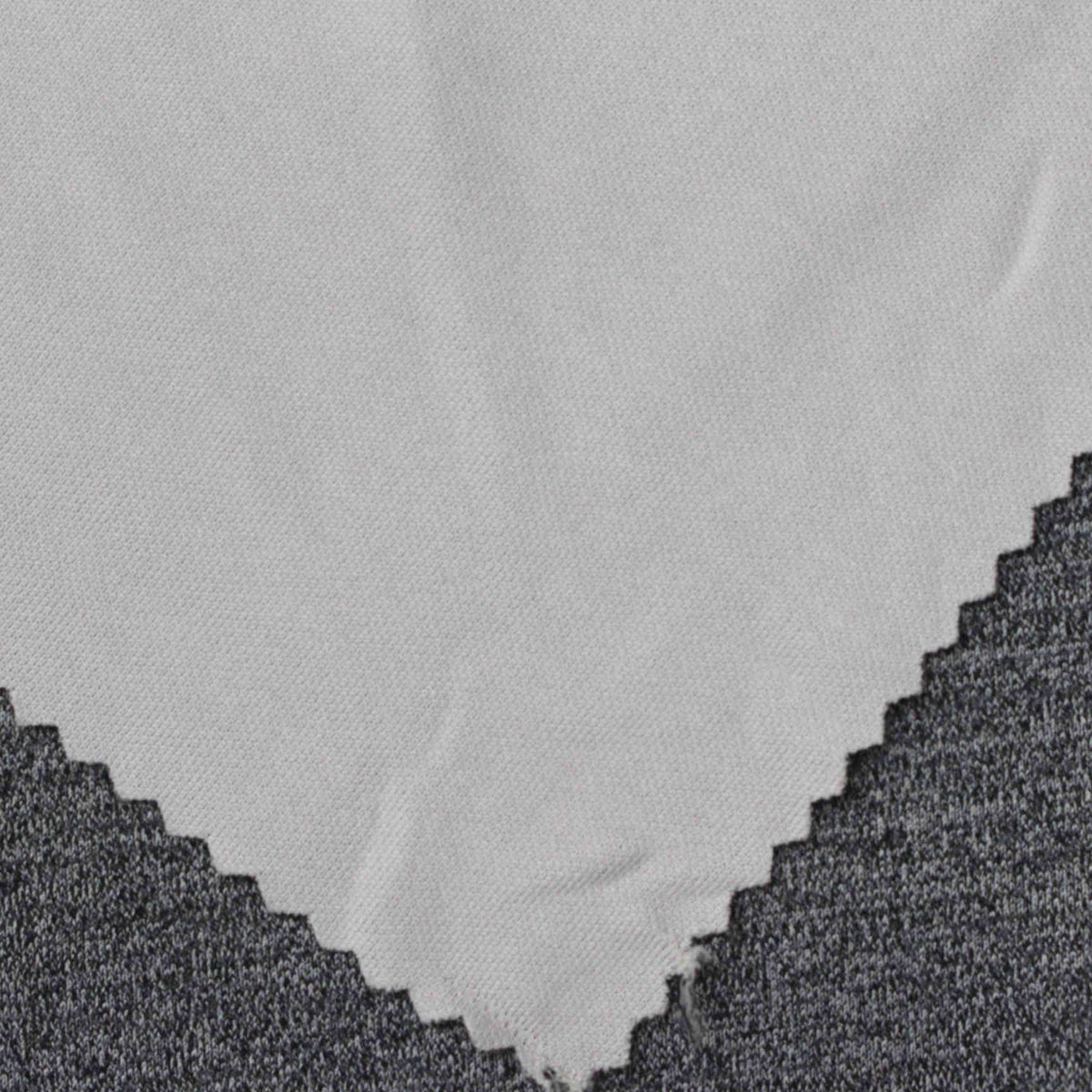 Polyester Stretch Interlock Knit Fabric, 287 gsm, 195 cm — Grey