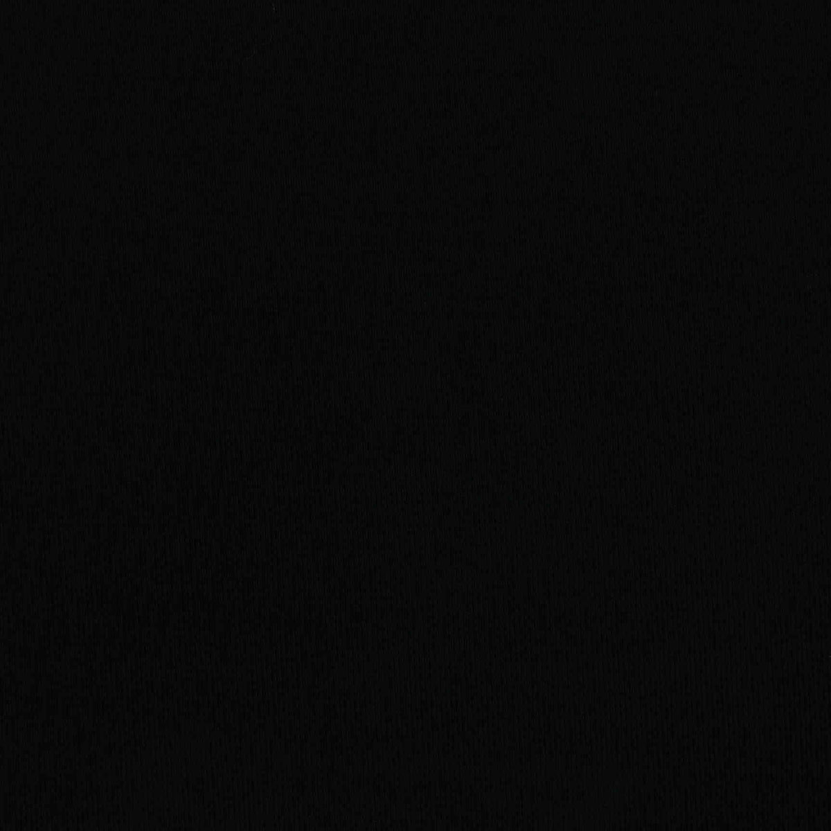 Viscose Stretch Jersey Knit Fabric, 308 gsm, 160 cm — Black