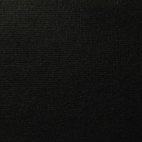 Viscose Polyester Stretch Ponte Knit Fabric, 334 gsm, 160 cm — Black