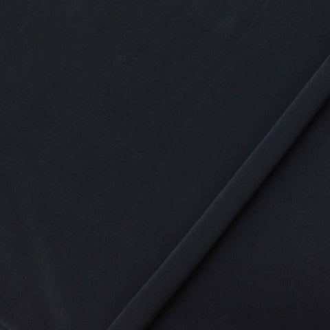 Viscose Stretch Jersey Knit Fabric, 318 gsm, 140 cm — Black