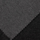 Black Diagonal-Stripe Interlock Knit, Viscose-Poly