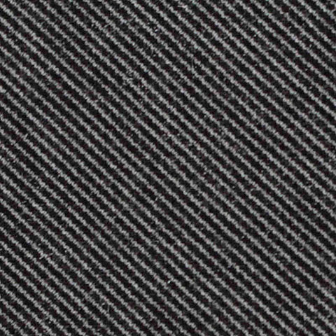Black Diagonal-Stripe Interlock Knit, Viscose-Poly