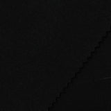 Viscose Nylon Stretch Ponte Knit Fabric, 270 gsm, 160 cm — Black