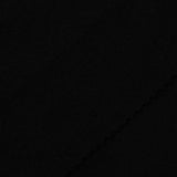 100% Polyester Interlock Knit Fabric, 175 gsm, 165 cm — Black