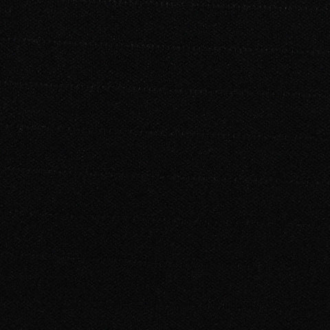 Polyester Stretch Interlock Knit Fabric, 286 gsm, 155 cm — Black