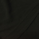 100% Polyester Linen-Look Fabric, 295 gsm, 150 cm — Black