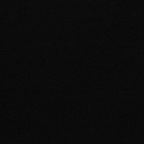 Polyester Stretch Ponte Knit Fabric, 419 gsm, 160 cm — Black