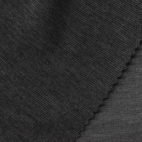 Dark Grey Marl Interlock Knit, Polyester, 224 gsm