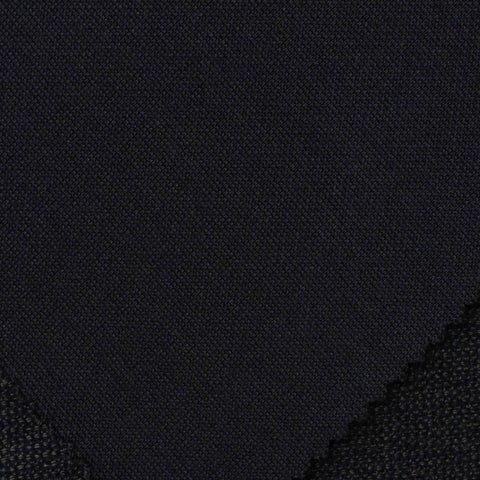 Navy Diamond Interlock Knit, Polyester
