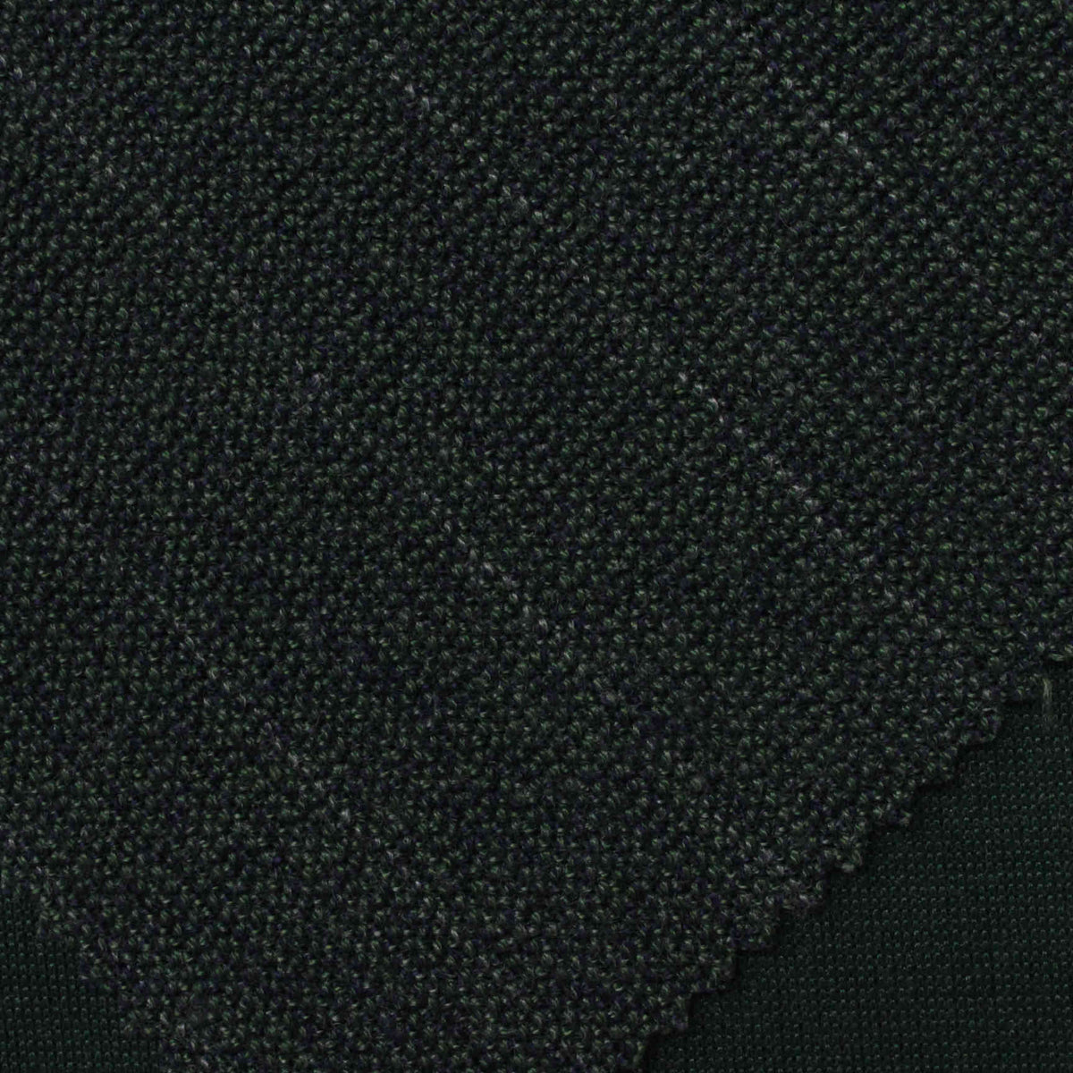 Dark Green Marl Interlock Knit, Polyester, 341 gsm
