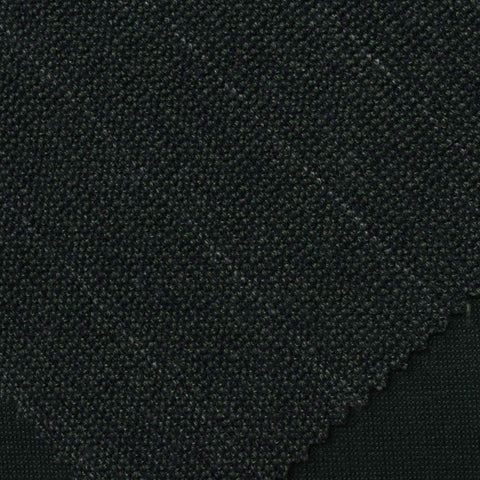 Dark Green Marl Interlock Knit, Polyester, 341 gsm