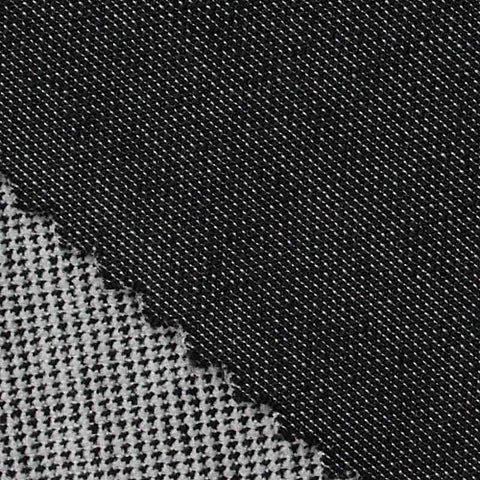 Polyester Stretch Interlock Knit Fabric, 421 gsm, 165 cm — Black