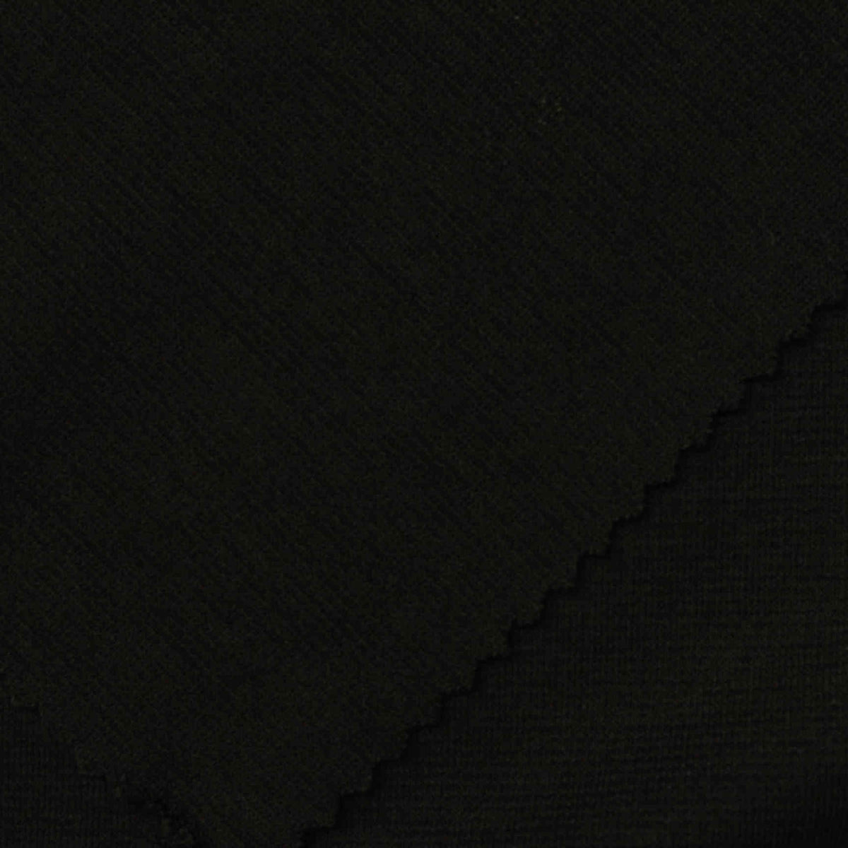 Interlock Knit Fabric, 243 gsm, 180 cm — Black