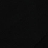 100% Polyester Interlock Knit Fabric, 227 gsm, 160 cm — Black