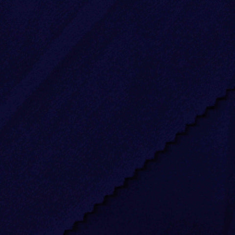 100% Polyester Interlock Knit Fabric, 114 gsm, 160 cm — Navy