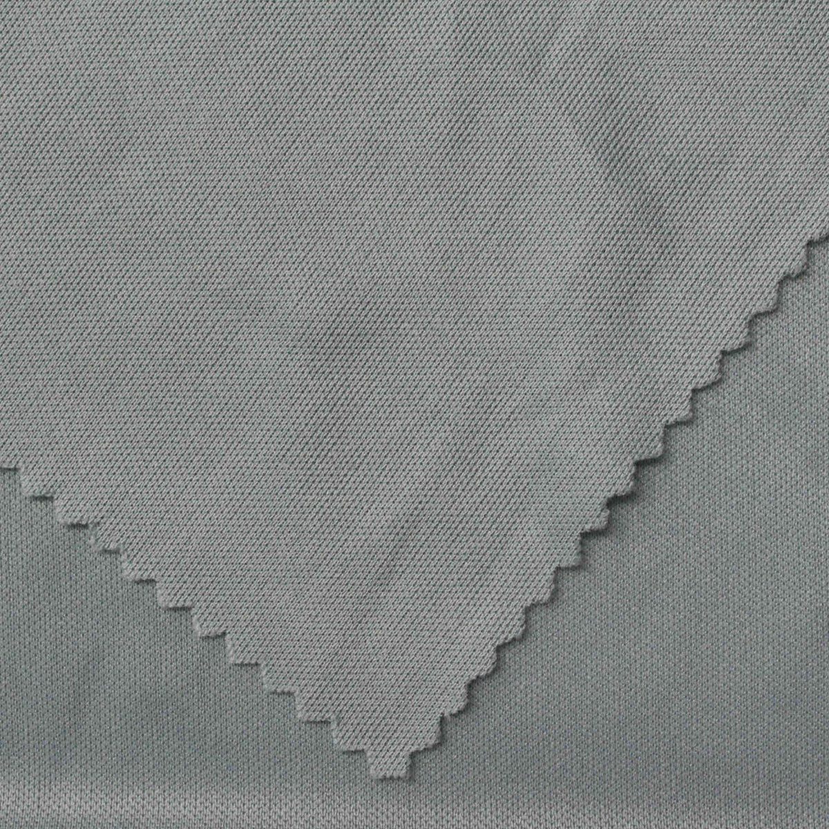 100% Polyester Interlock Knit Fabric, 103 gsm, 160 cm — Grey