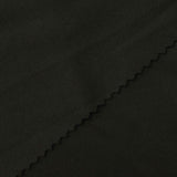 100% Polyester Interlock Knit Fabric, 140 gsm, 180 cm — Black