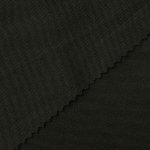 100% Polyester Interlock Knit Fabric, 140 gsm, 180 cm — Black