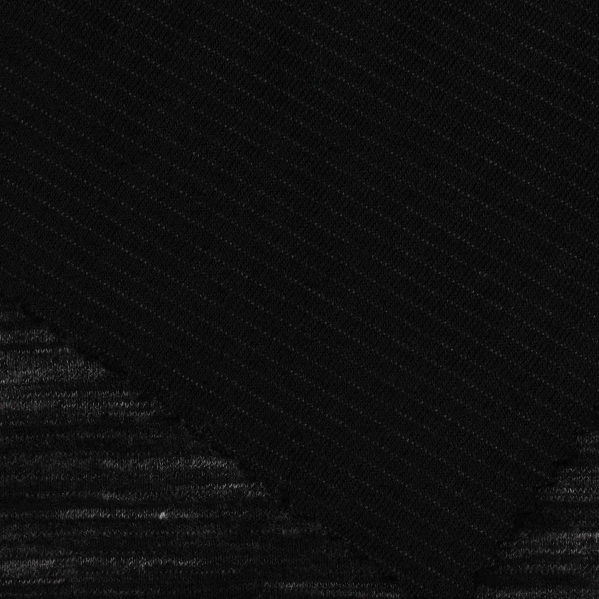 Dark Grey Marl Interlock Knit, Polyester, 275 gsm