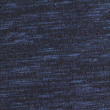 Dark Blue Fine-Marl Interlock Knit, Cotton