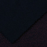 Navy Marl Interlock Knit, Poly-Acrylic