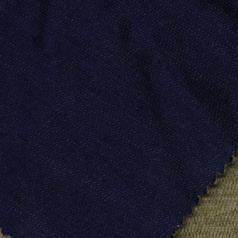Dark Blue Marl Interlock Knit, Polyester, 370 gsm